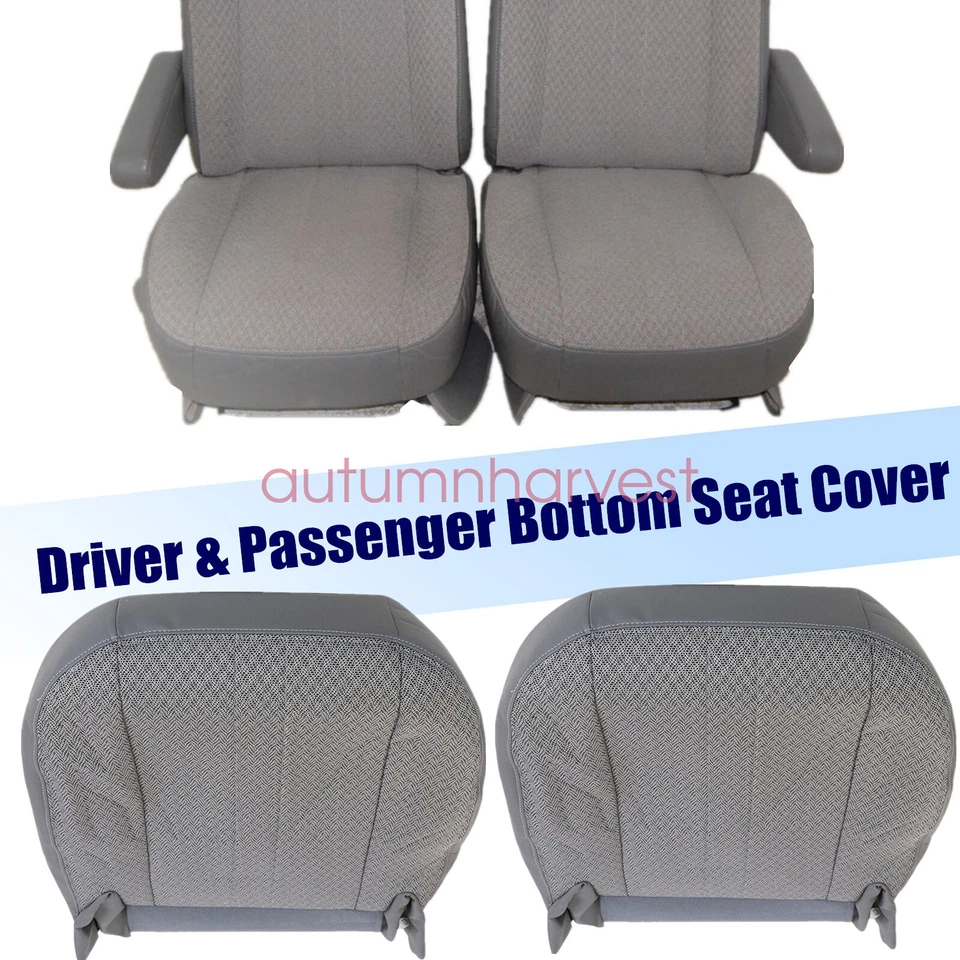 Cubierta de asiento de tela inferior de ambos lados para Chevy Express 1500 2007 2008 2009 2010 Foto 4 de 4