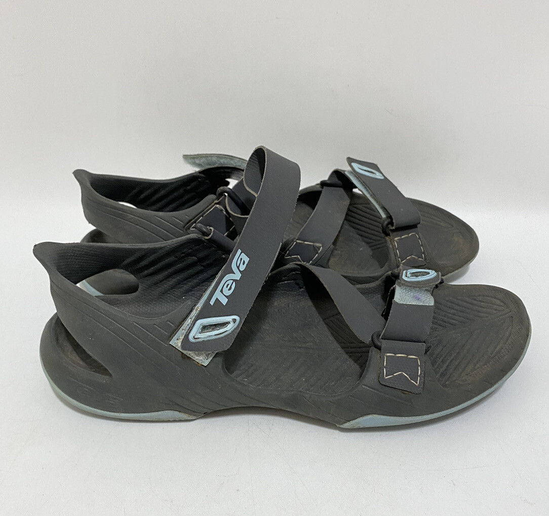 Teva Barracuda Sandals Women's Size Gray Blue Sport Hiking