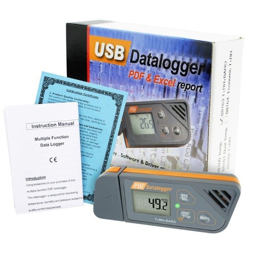 Nuovo Registratore Dati USB Impermeabile Temperatura Umidità e Pressione Atmosferica - Foto 5 di 10