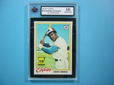 1978 TOPPS MLB BASEBALL CARD #72 ANDRE DAWSON ALL-STAR ROOKIE KSA 10 GEM MINT