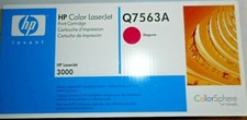 NEW HP LaserJet Q7563A Genuine Original Unused Magenta Toner Cartridge