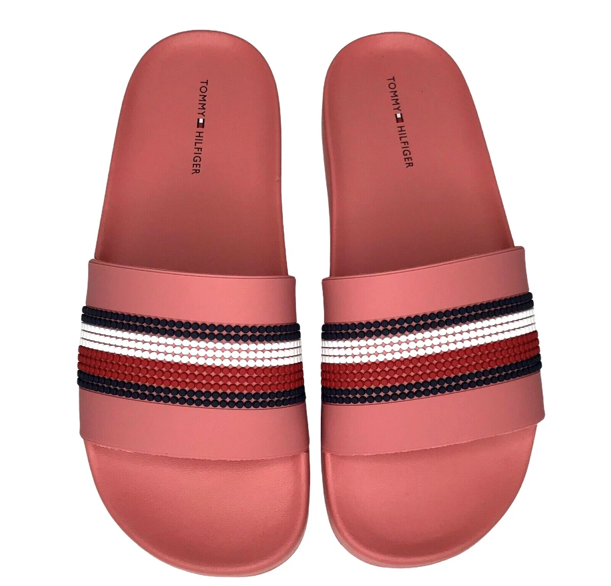 Tommy hilfiger women's slide sandals cheap