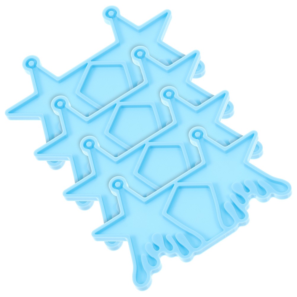 4 Pcs Diy Silicone Casting Mould Moulds for Crafting Molds Resin Jewelry