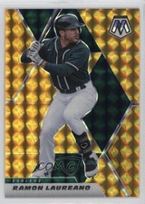 2021 Panini Mosaic Gold Mosaic Prizm /10 Ramon Laureano #134 b8h