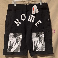 Pantaloncini da jogging uomo Play Cloths XXL home away tasche con coulisse nuovi con etichetta