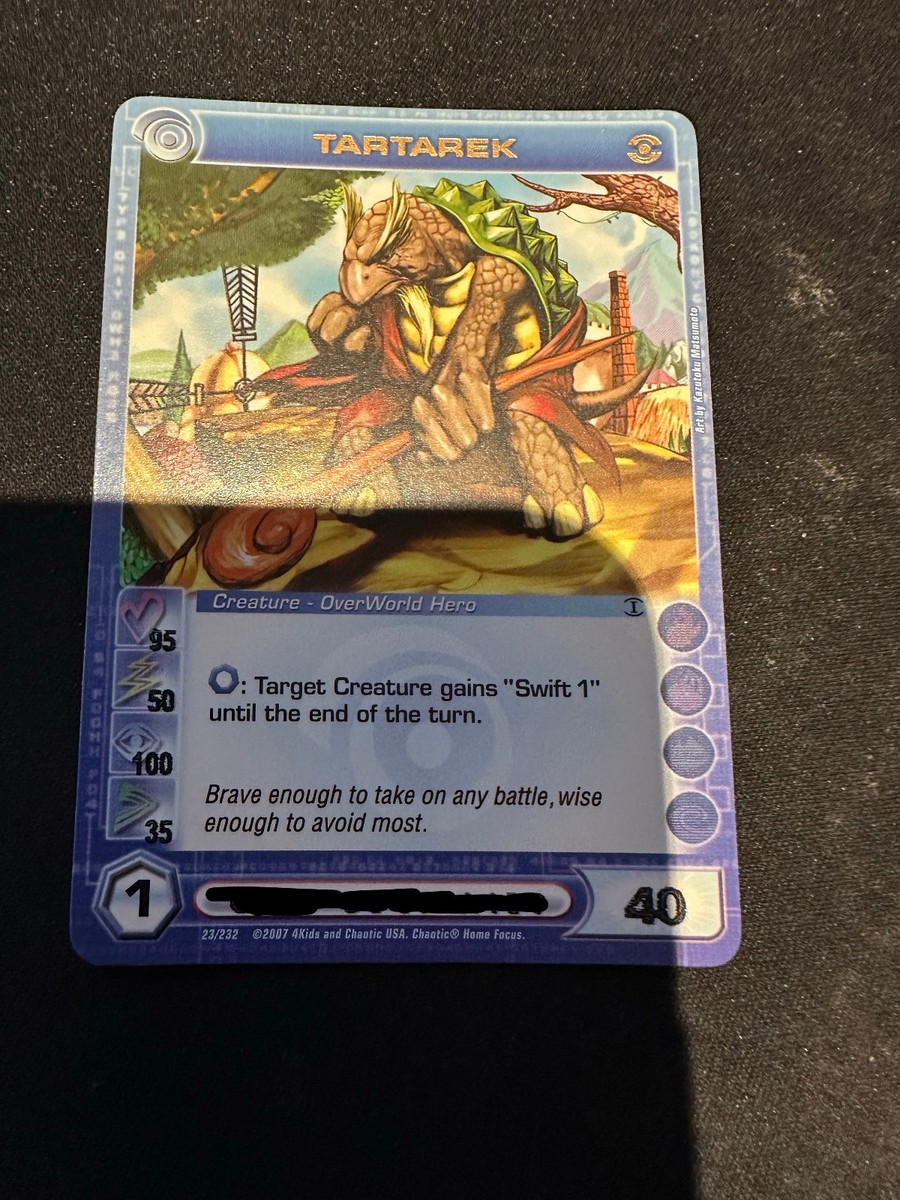 Tartarek - Rare - Chaotic Card - Dawn of Perim 'Max Energy & WS' N/M | eBay