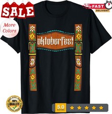 Oktoberfest Lederhosen Costume Beer German Bavarian Unisex T-Shirt