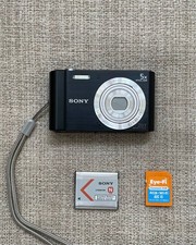 Sony Cyber-shot DSC-W800 20.1MP 5x Zoom Digital Camera  4GB SD  Battery