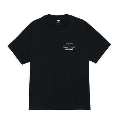 Obey Persistent Movement S/S Tee Pigment True Vintage Black