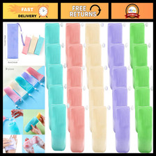 20pcs Exfoliating Mesh Soap Bags with Drawstring - Loofah Pouches for Shower  F