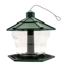 Recycled Eco Friendly Gazebo Style Bird Feeder Holds 6 Lbs Wild Bird Seed