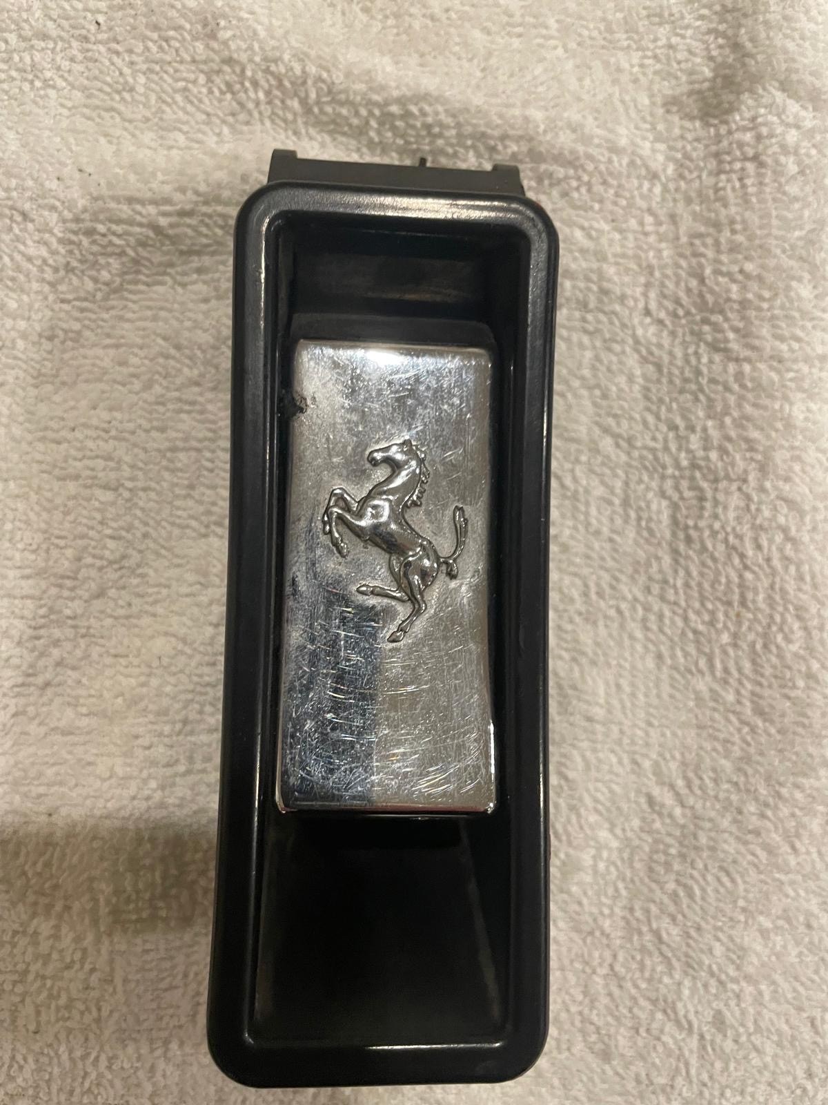 FERRARI ORIGINAL BOOT BONNET RELEASE HANDLE VINTAGE OEM