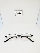 ST MORITZ SMT2015 TITANIUM black Half Rim 50-18-140 Eyeglasses Frame