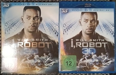 Alex Proyas 3D/2D Blu Ray ''Isaac Asimov: I, Robot'' (2004) Will Smith