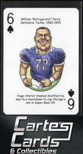 William Perry 2019 Hero Decks Chicago Bears Football Heroes Playing Cards #6S