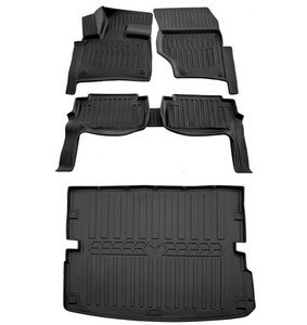 3D Gummi Fussmatten Passend Für AUDI Q7 | Typ 4L | 2005 - 2015