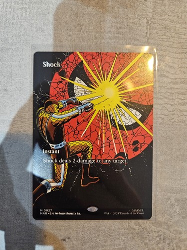 MTG Marvel Universe Eternal-Legal Shock Borderless 0027 NM Mythic - Bild 1 von 2