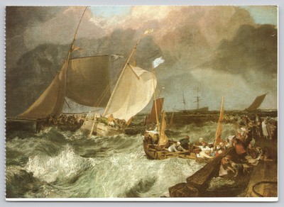 c29227 J M W Turner Calais Pier Kunst Gemälde Postkarte