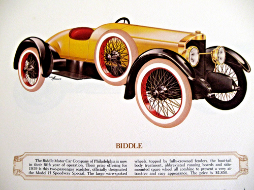 AUTOMEMORIES "1919 CALENDAR" ~ ** 12 VINTAGE AUTOMOBILE / LITHOGRAPH PRINTS ** - Picture 10 of 12