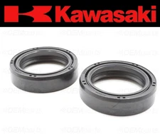 Set of (2) Kawasaki Front Fork Oil Seal (See Fitment Chart) #44009-005
