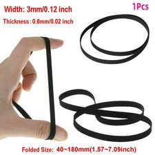3mm Universal Rubber Flat Drive Belt Tape for CD DVD Recorder Turntable Cassette
