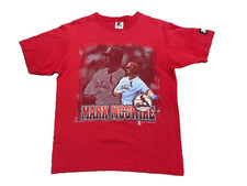 Vintage T Shirt Mark McGwire St Louis Cardinal 1997 Youth Large Women  s XS/S