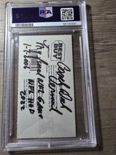 Coach Dick Vermeil Autographed Ticket Stub CHIEFS *FINAL NFL GAME PSA 4, AUTO 10