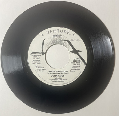 DONNY MOST Here's Some Love 1978 V-101 Promo NFS Venture Records Mono/Stereo