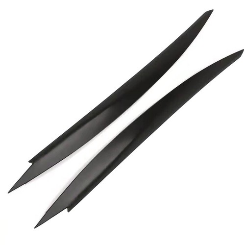 For VW Golf 7 GTI MK7 2013~2017 Headlight Eyelid Eyebrow Cover Trim Carbon Fib < - Picture 4 of 11