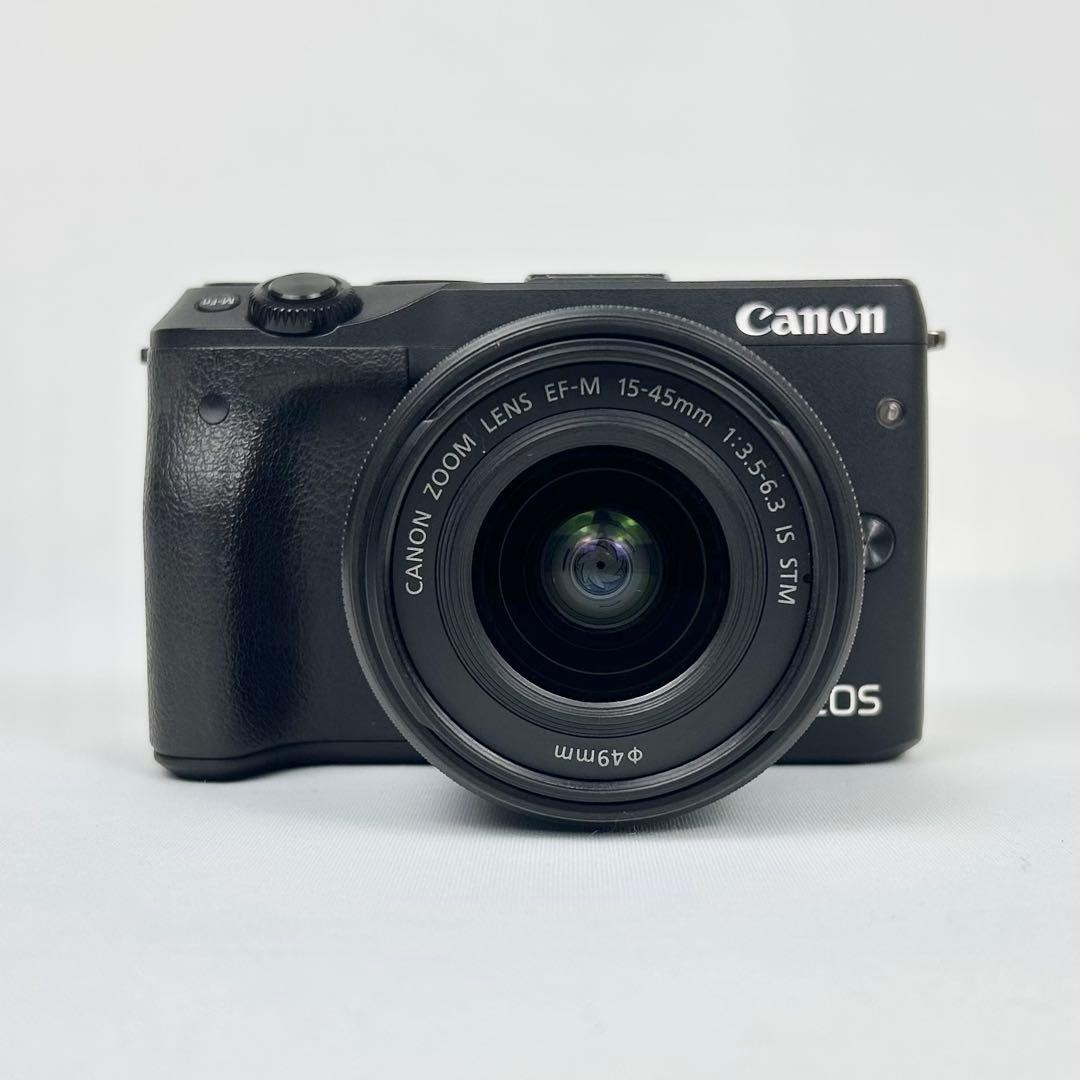 Canon EOS M3 Mirrorless Camera with 15-45mm Lens Kit Black
