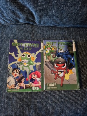 SGT FROG Mine Yoshizaki Paperback Volumes 1 And 3