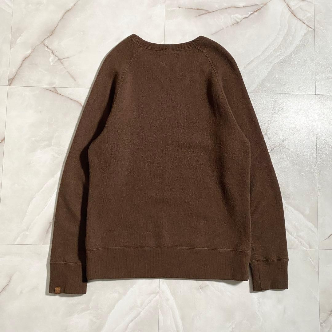 Loopwheeler x Lowercase front V knit sweatshirt, … - image 6