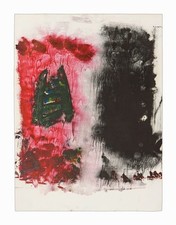 1970 William Sylvester Gamble Oil Painting Abstract Watercolor Expressionist Art