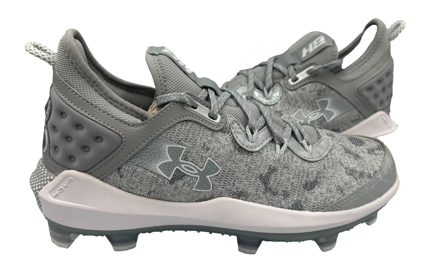 Under Armour Men's Harper 8 Low ST Lace Up Baseball Cleats Gray Size:10.5 141F