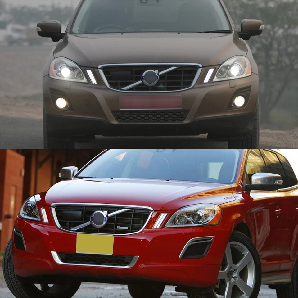 For 2010-2013 VOLVO XC60 Front Grille Hood Trim Cover Moulding 31290998 Chrome - Imagem 3 de 4