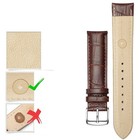 Leather Watch Band Strap Universal Replacement 12–22mm for Men Women