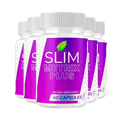 5-Pack Slim Metrix Capsules - Slim Metrix Plus for Weight Management - 300 Caps