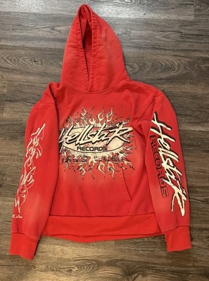 Hellstar Records Red Hoodie Size Small