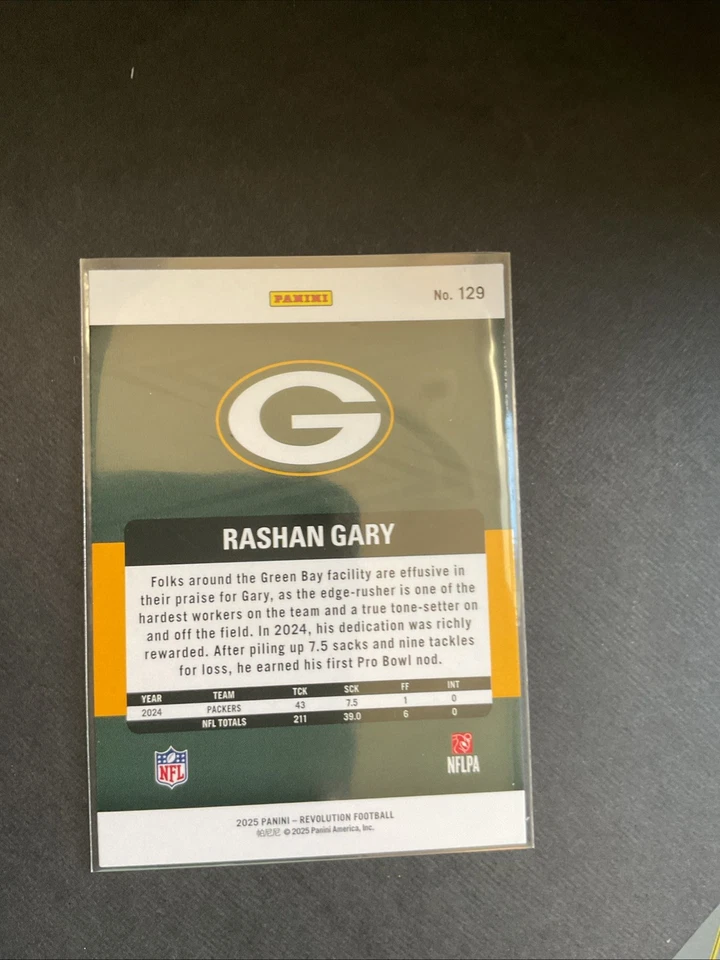 2025 Panini Revolution - Rashan Gary #129 - Image 2 of 2