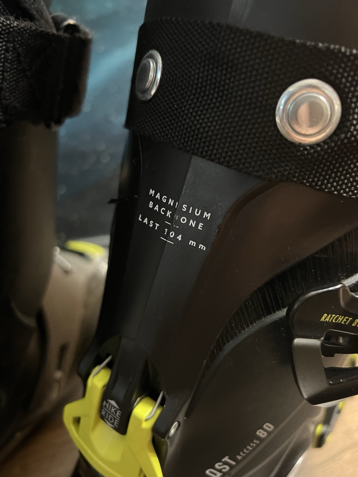 Scarponi da sci Salomon uomo QST Access 80 taglia MP 29 29 5 nero verde lana neve metallo