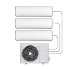 electriQ iQool Multi-Split 3 x 9000 BTU Smart Wall Mounted Split iQool-3MS9K9K9K