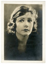 Vintage Legendary Silent Film Actress: Norma Talmedge Signed Photo