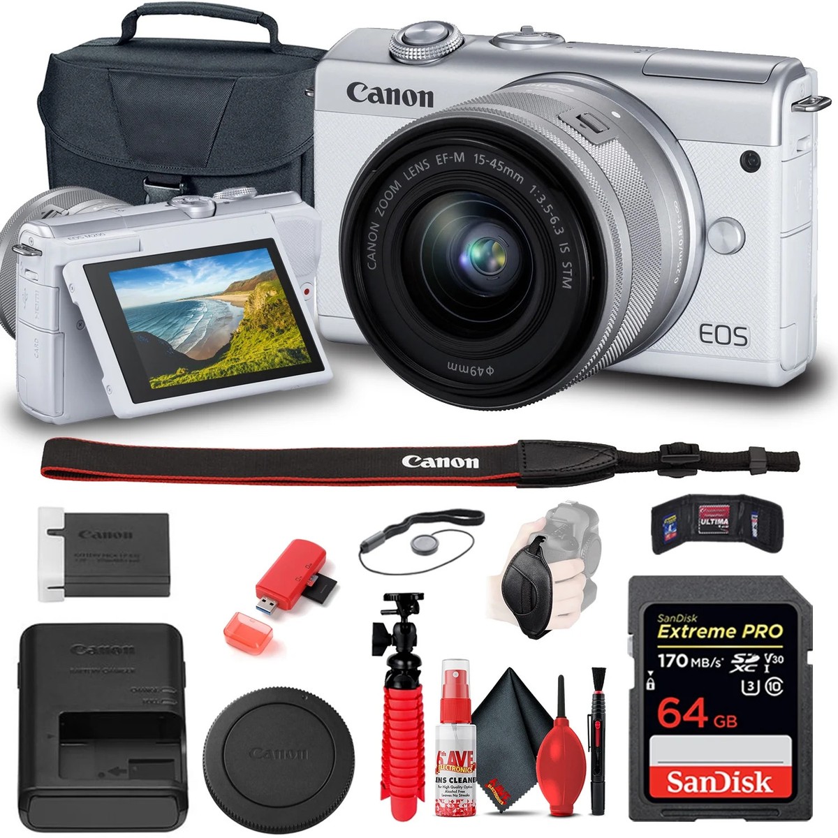 Canon EOS M200 24.1 MP Mirrorless Interchangeable Lens Camera