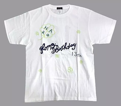 Product Network Nako Yabuki HKT48 Birthday Commemorative White T shirt 2014