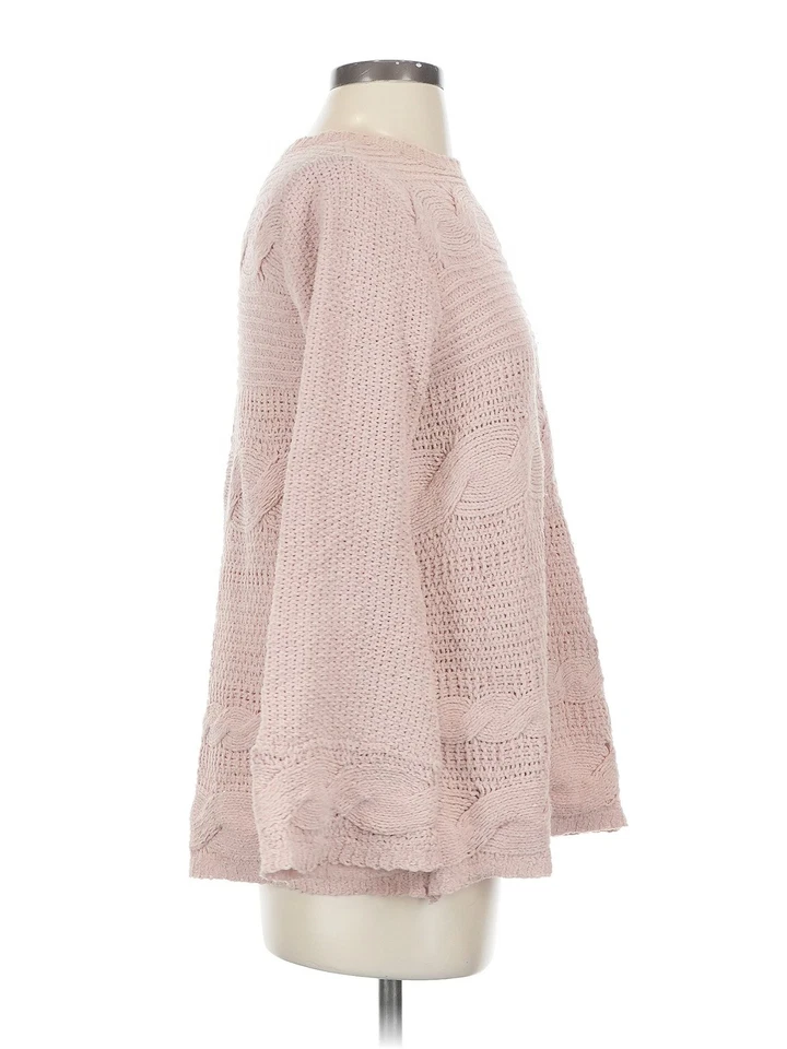 Suéter pulôver feminino Heather B rosa XS - Imagem 3 de 4