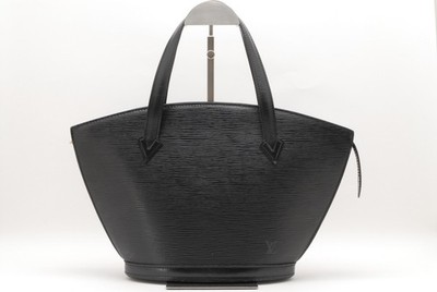 LOUIS VUITTON Saint-Jacques Hand Bag Black Epi Leather