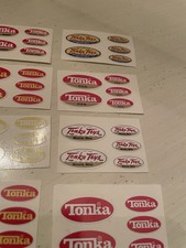 Tiny Tonka Truck Original Oval Sticker Large Tiny Tonka Logo