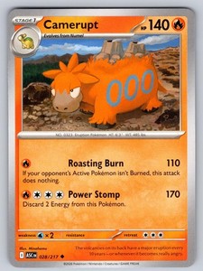 Camerupt 028/217 Ascended Heroes Uncommon