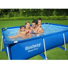 Bestway Frame Pool Steel Pro 259x170x61 cm Schwimmbecken Gartenpool Kinderpool