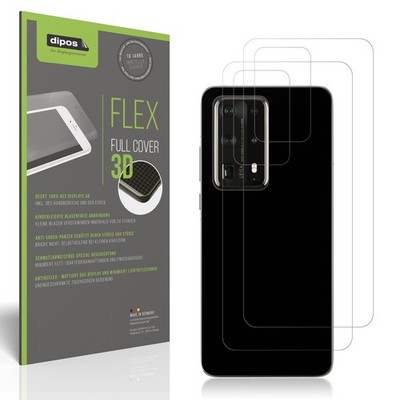2x Full Cover Schutzfolie matt für Huawei P40 Pro Plus Back Panzerfolie